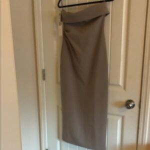 Aritzia Taupe Pencil Skirt